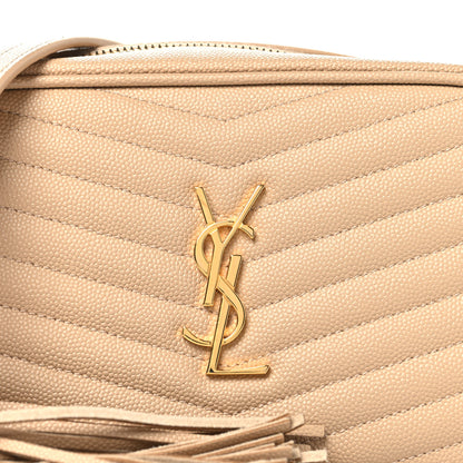 Saint Laurent Grain De Poudre Matelasse Monogram Mini Lou Camera Bag New Powder 8 of 10
