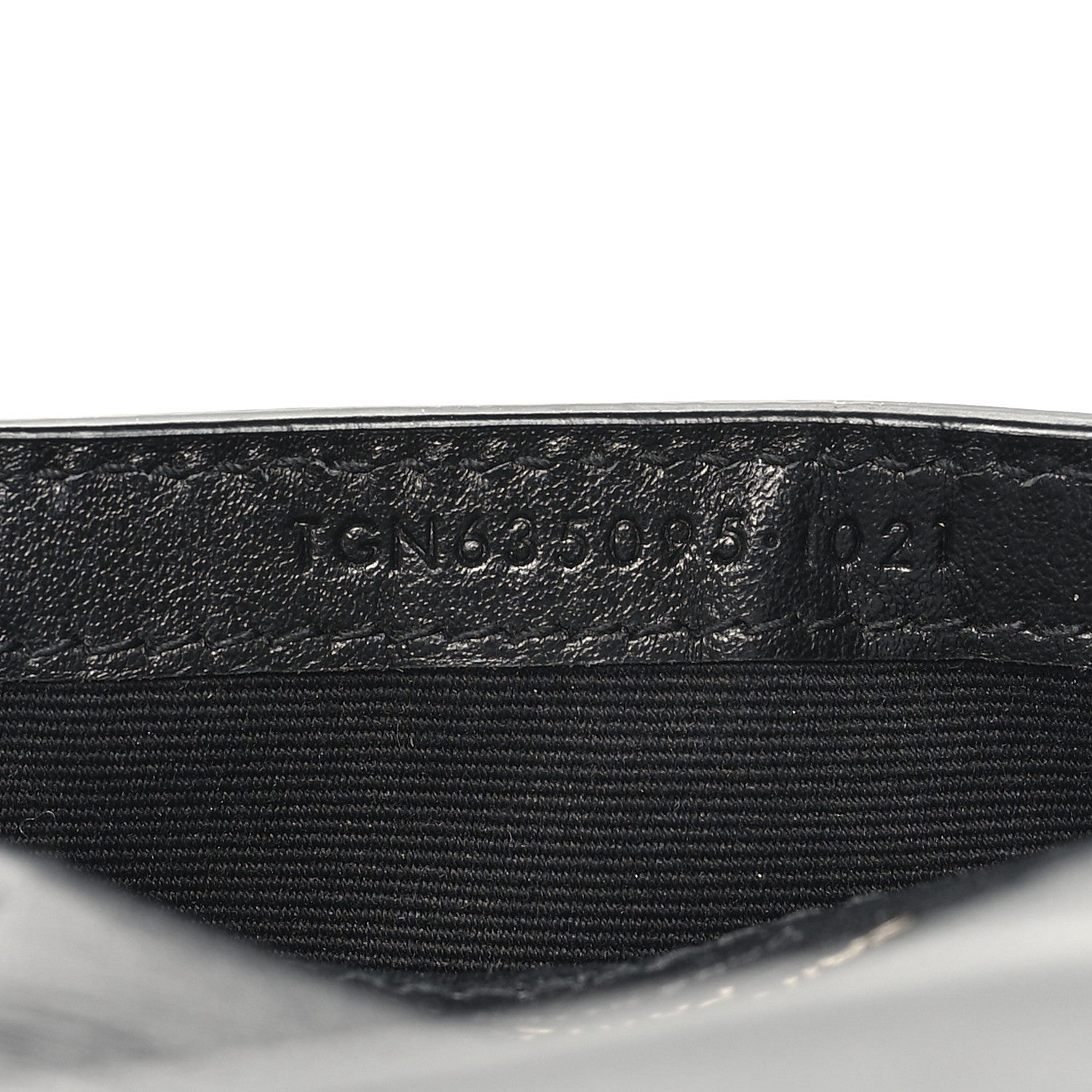 Saint Laurent Crocodile Embossed Monogram Phone Holder Crossbody Black 7 of 10