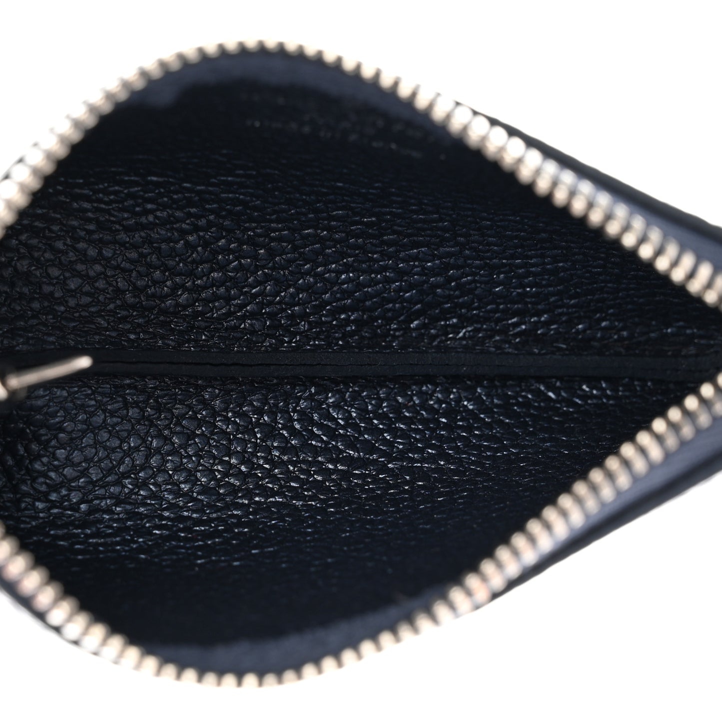 Metallic Empreinte Monogram Giant Key Pouch Navy Nacre