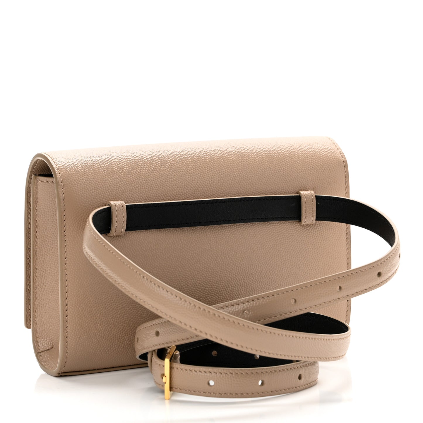 Grain De Poudre Monogram Kate Belt Bag Dark Beige
