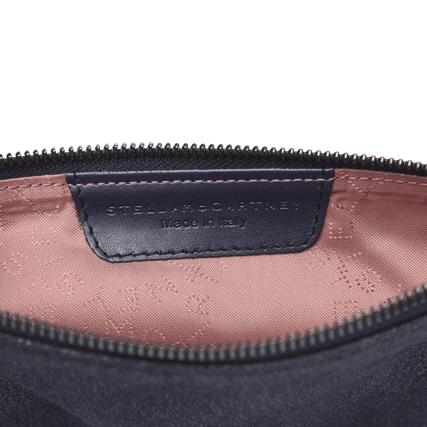Stella McCartney Shaggy Deer Falabella Clutch Navy 6 of 8