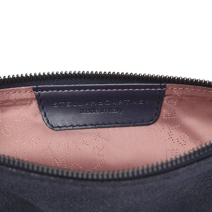 Stella McCartney Shaggy Deer Falabella Clutch Navy 6 of 8