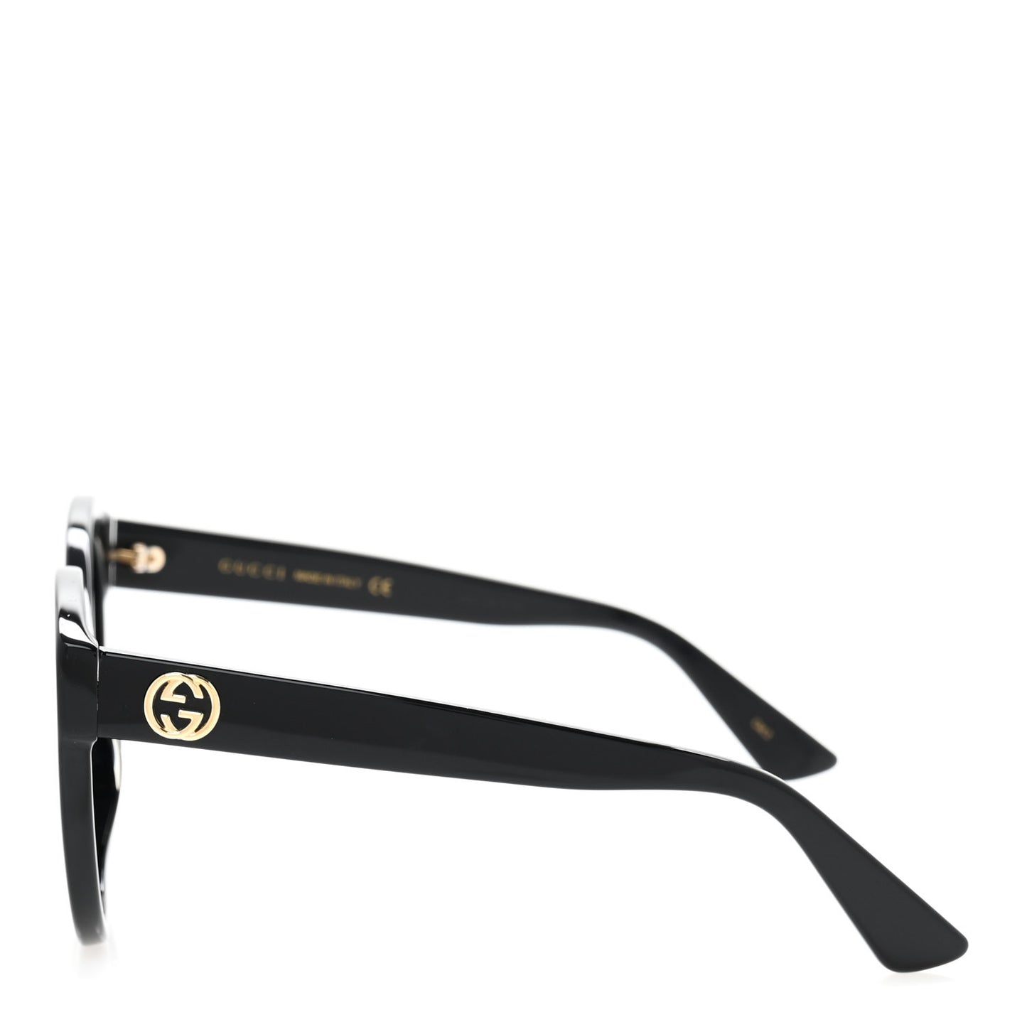 Round GG Sunglasses GG0028S Black