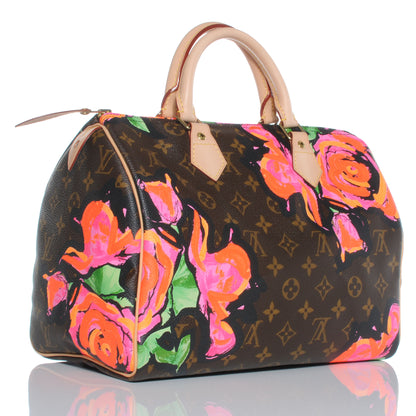 Louis Vuitton Monogram Roses Speedy 30 3 of 7
