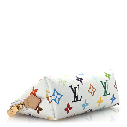 Louis Vuitton LV X TM Monogram Multicolor Cosmetic Pouch PM White 4 of 7