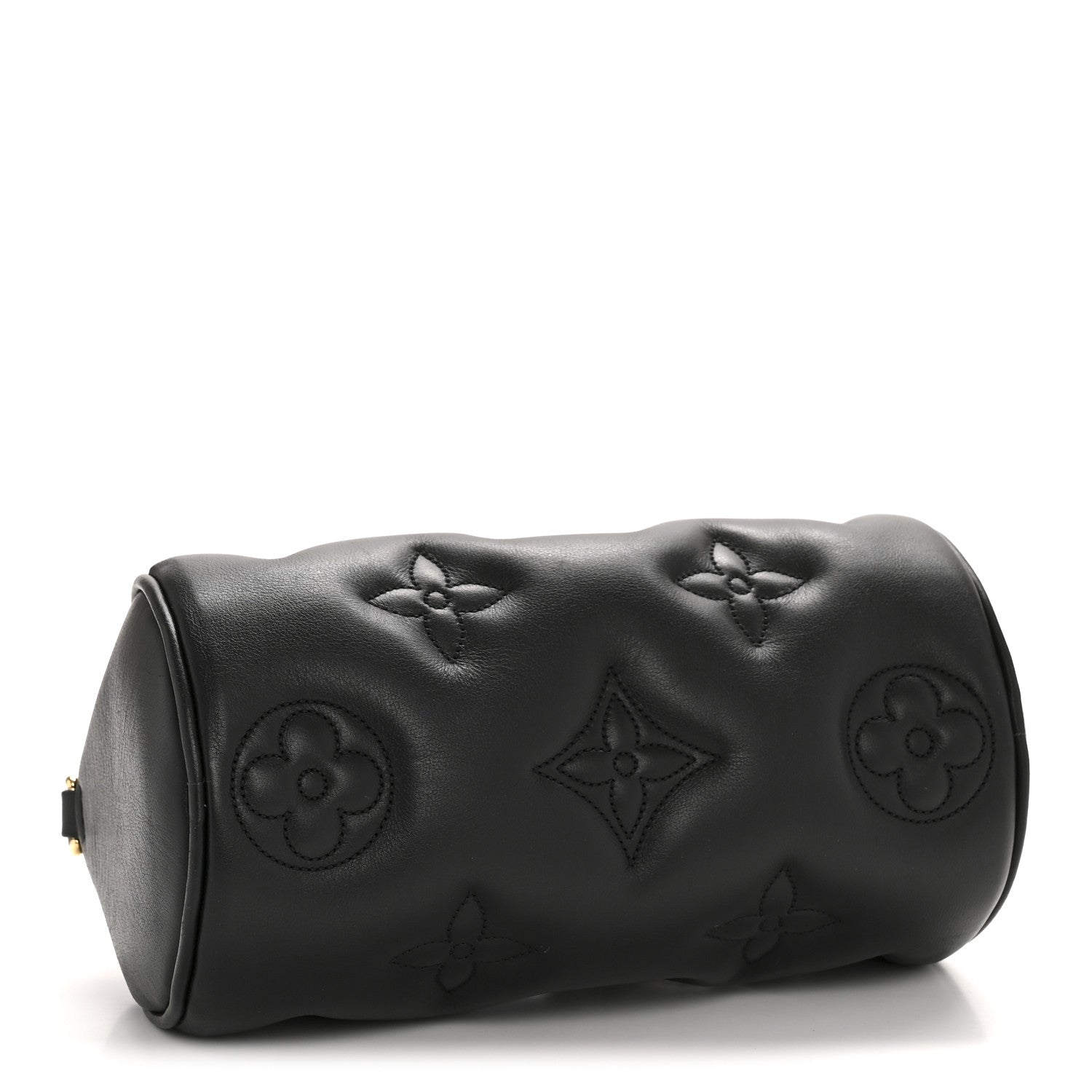 Louis Vuitton Calfskin Bubblegram Papillon BB Black 4 of 12