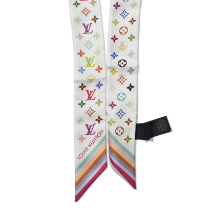 Louis Vuitton LV X TM Silk Monogram Multicolor BB Bandeau White 2 of 4
