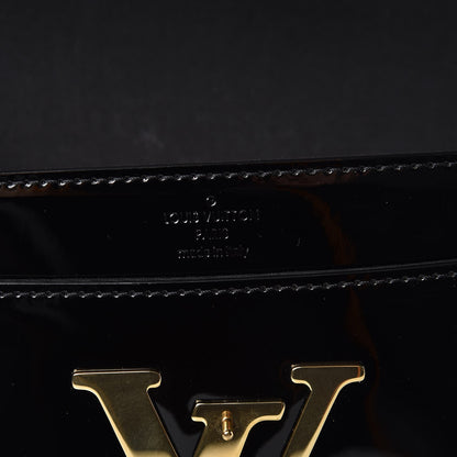 Louis Vuitton Patent Louise Clutch Black 6 of 7