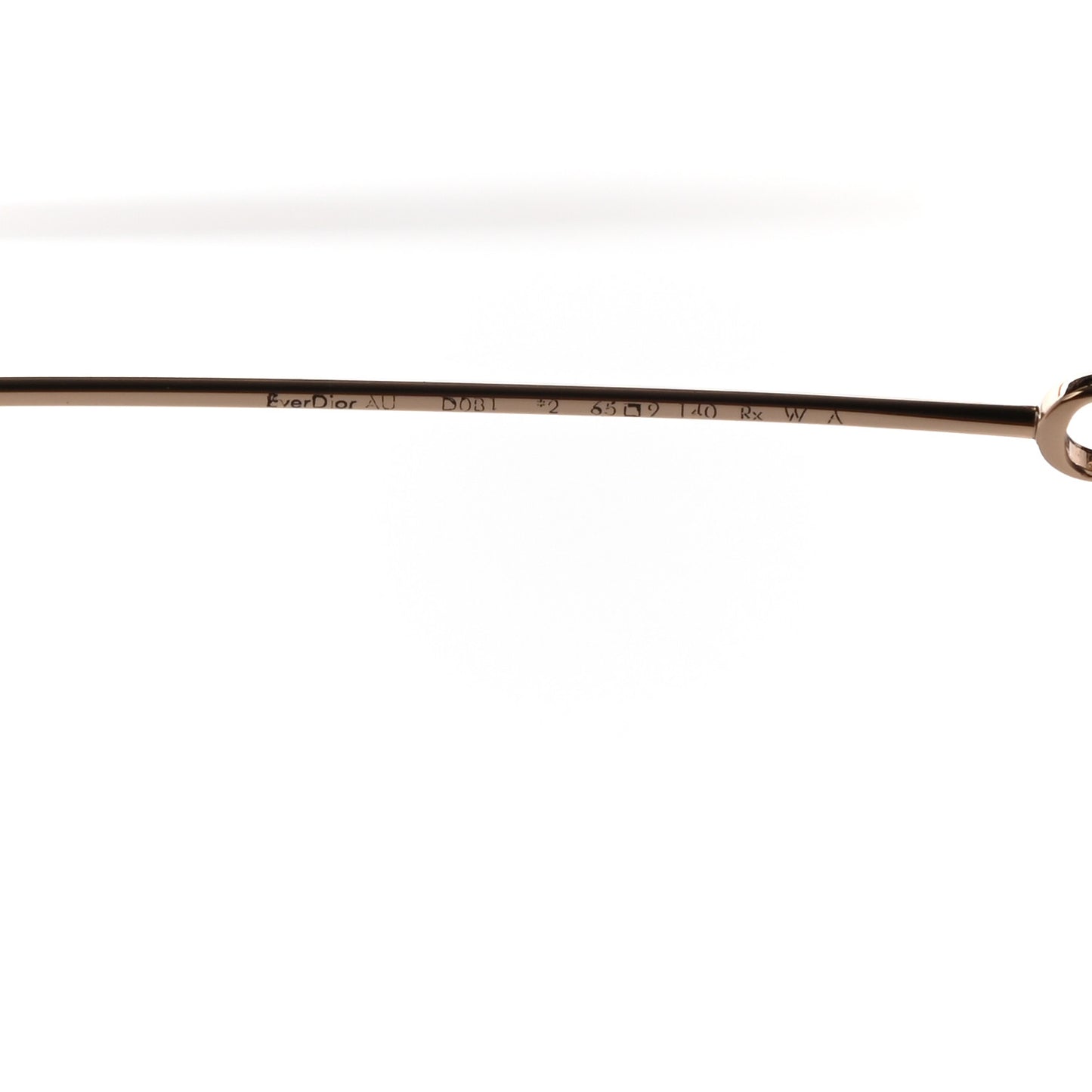 Metal EverDior Sunglasses Gold