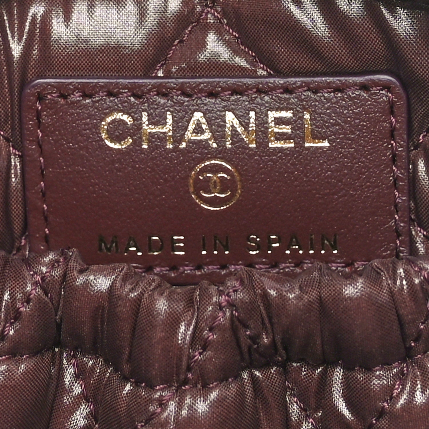 Chanel Caviar Quilted Small Curvy Pouch Cosmetic Case Black 5 of 10