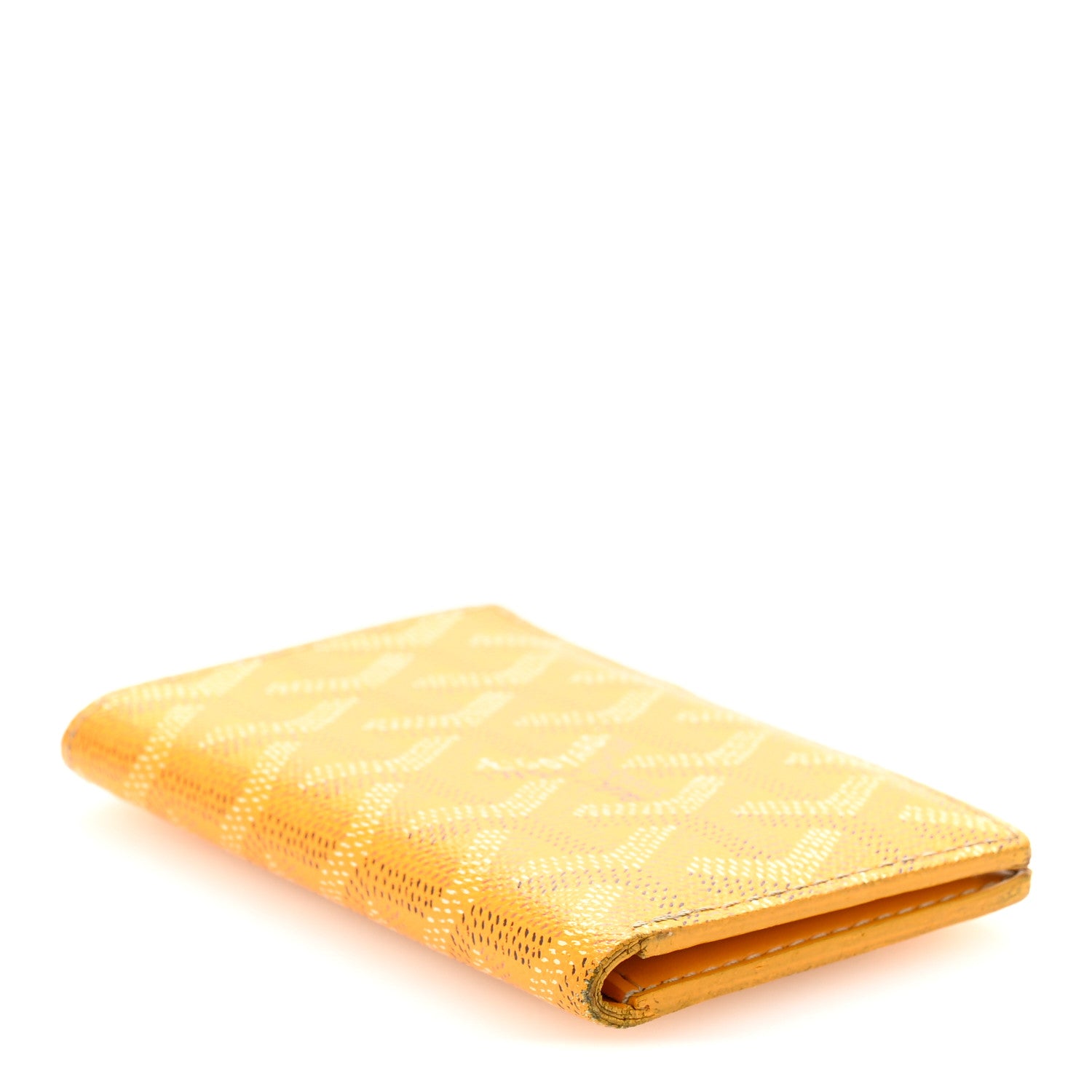 Goyard Goyardine Saint Pierre Card Holder Yellow 4 of 11