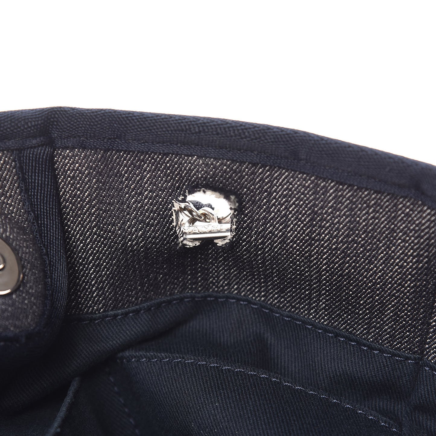 Canvas Small Deauville Tote Dark Blue