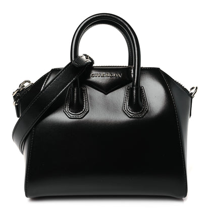 Givenchy Shiny Lord Calfskin Mini Antigona Black 1 of 10