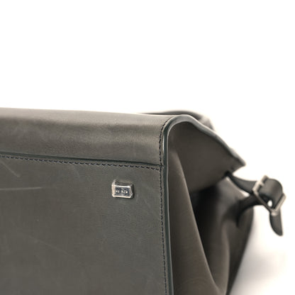 The Row Polished Saddle Calfskin Soft Margaux 12 Koala Grey 11 of 11