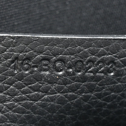 Christian Dior Oblique Grained Calfskin Vertical Saddle Pouch With Strap Beige Black 7 of 9