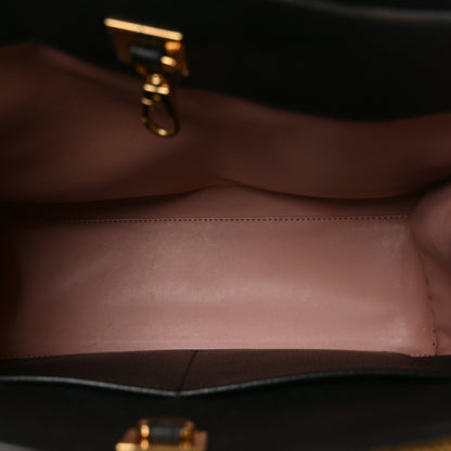 Louis Vuitton Taurillon City Steamer MM Magnolia Pink Black 5 of 9