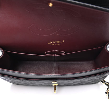 Chanel Caviar Quilted Jumbo Double Flap Black 4 of 5