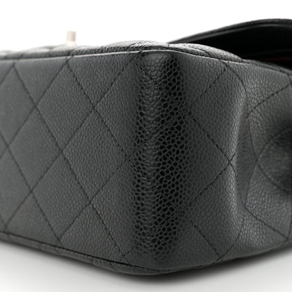 Chanel Caviar Quilted Jumbo Double Flap Black 10 of 12