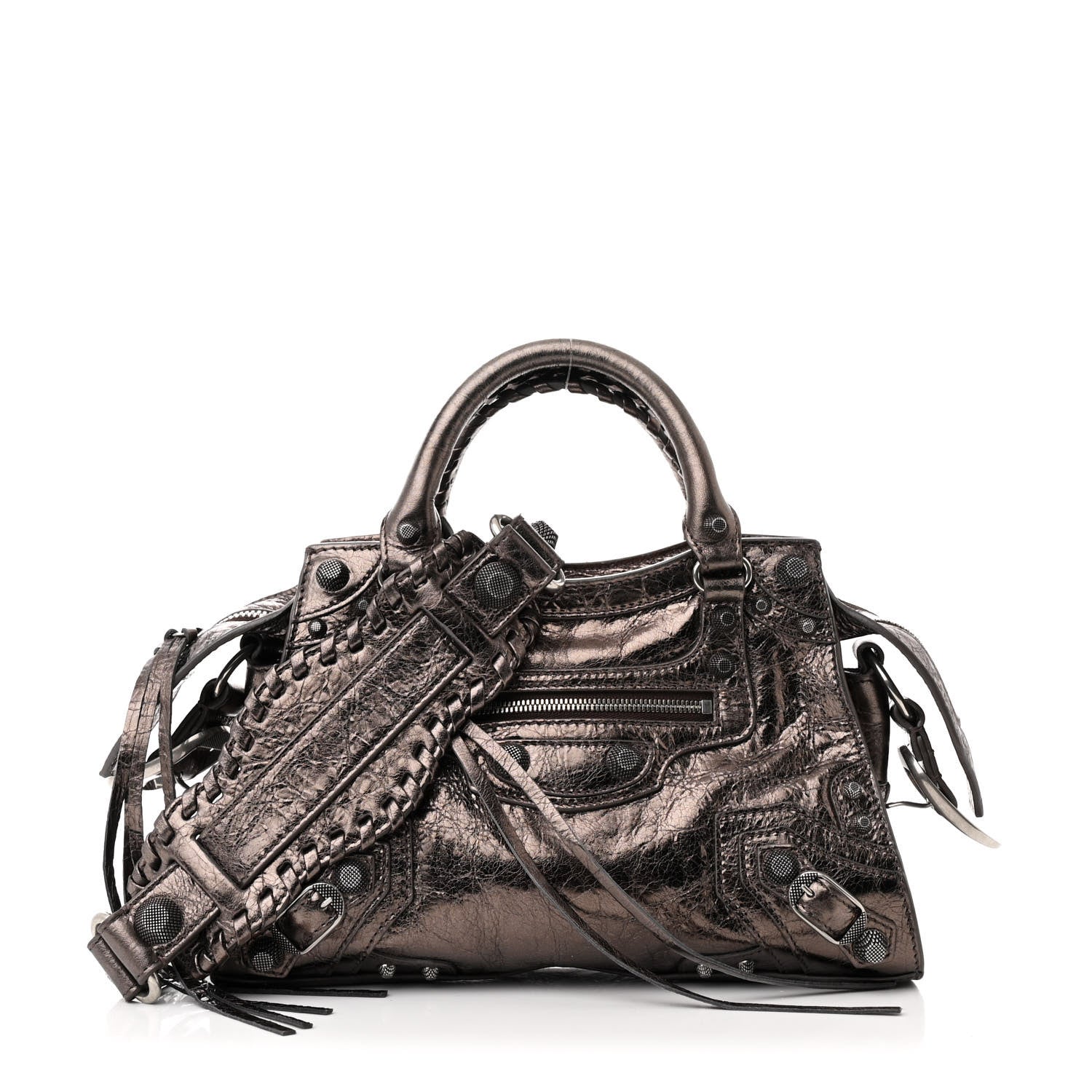 Balenciaga Metallic Agneau Arena Neo Cagole City Dark Bronze 1 of 12