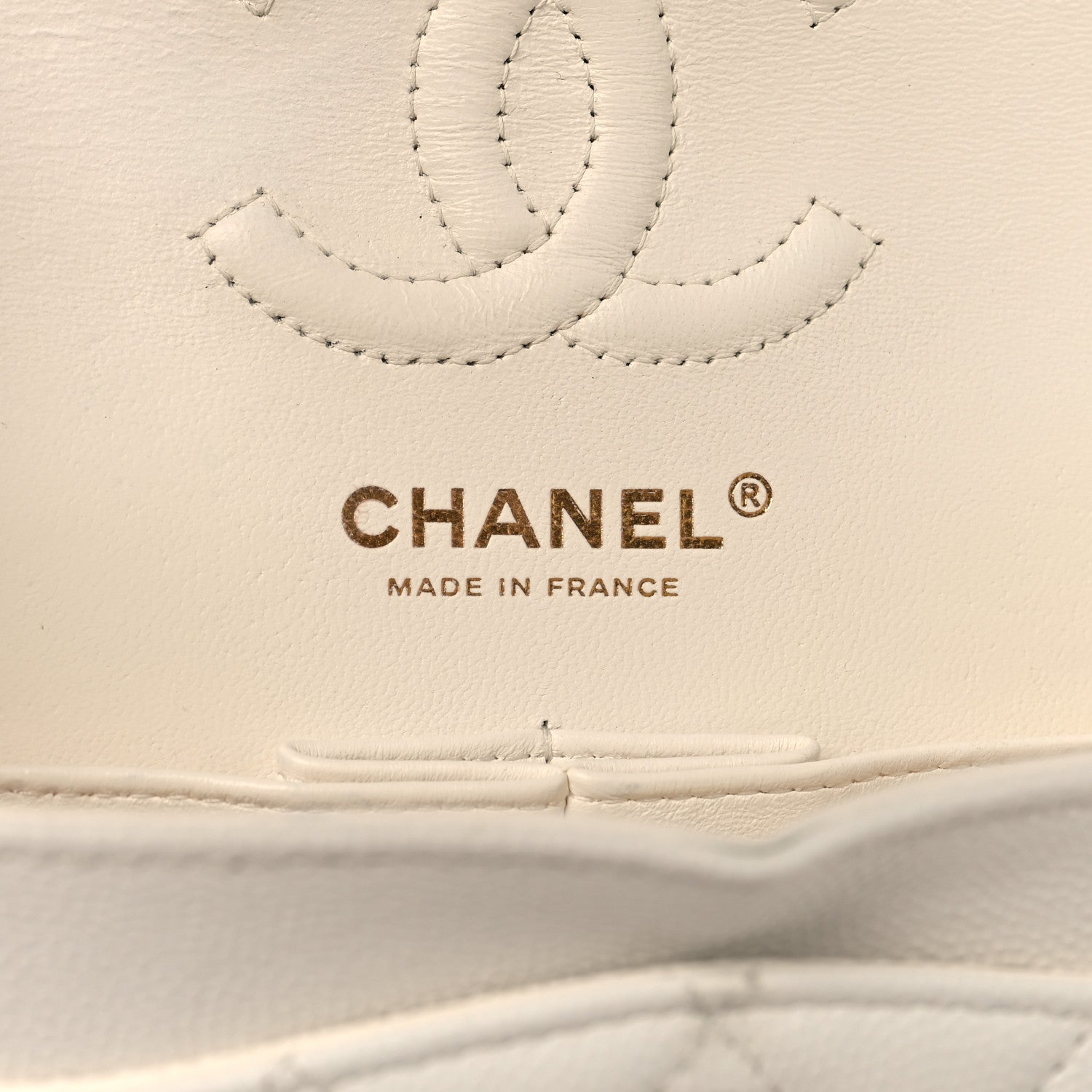 Chanel Caviar Quilted Small Double Flap White 6 of 10