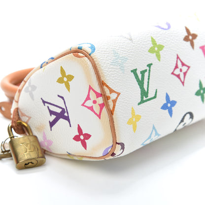 Louis Vuitton Monogram Multicolor Mini Sac HL Speedy White 7 of 8
