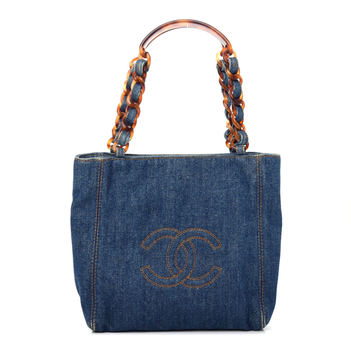 Denim Tortoise Timeless CC Tote Blue