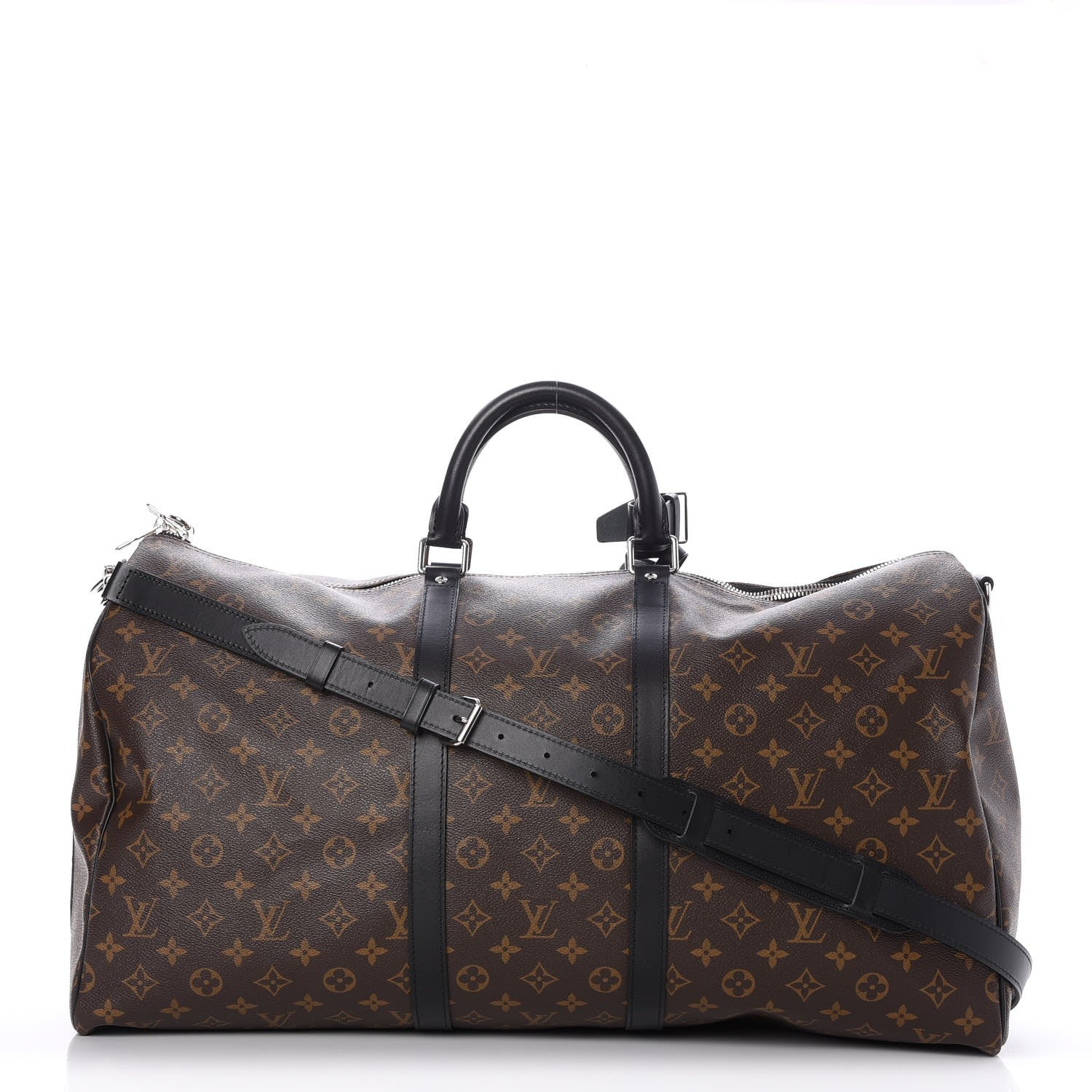 Louis Vuitton Monogram Macassar Keepall Bandouliere 55 1 of 8