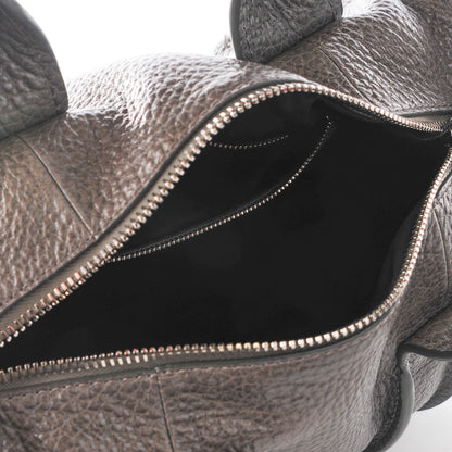 Alexander Wang Pebbled Lambskin Inside Out Rocco Gunpowder 5 of 10