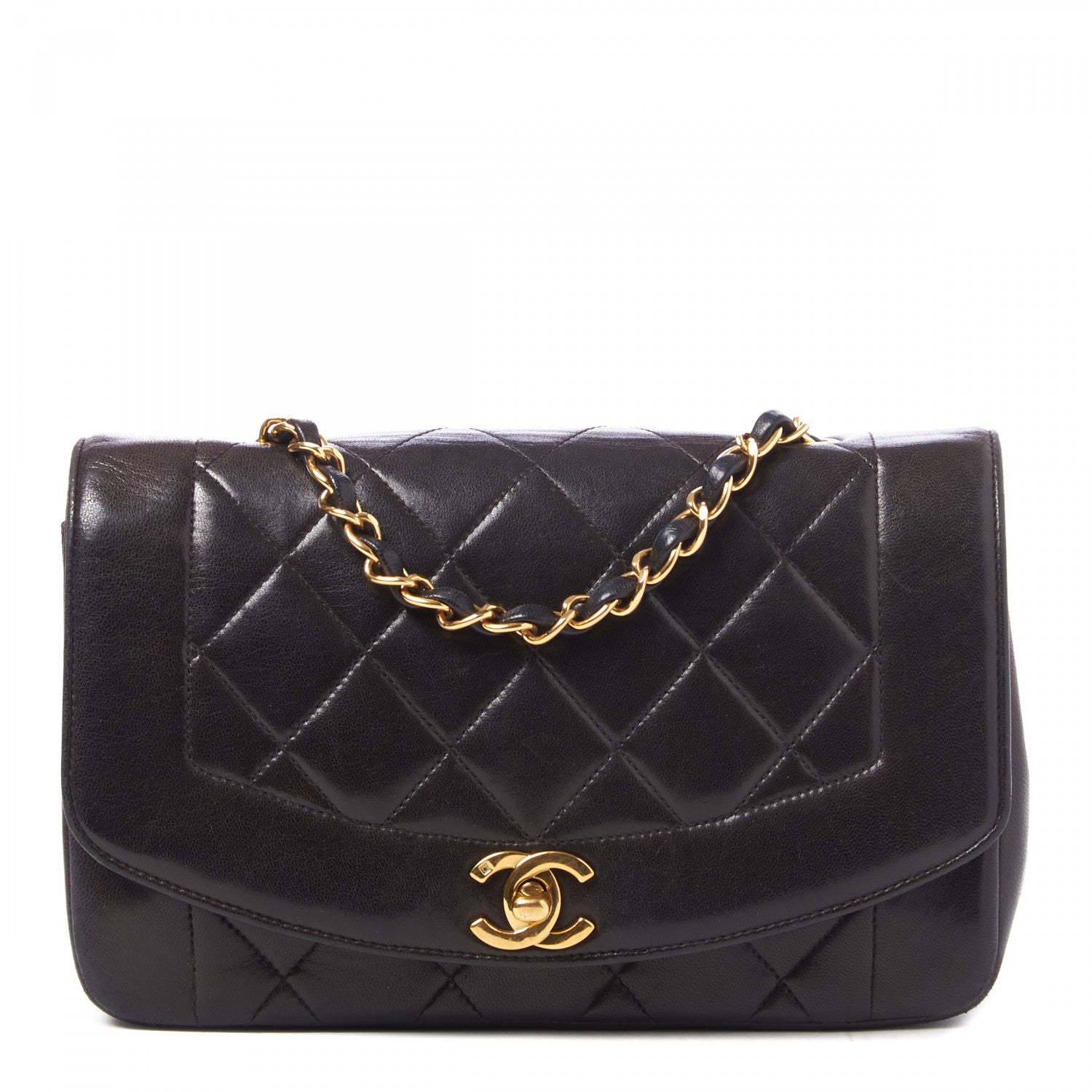 Chanel Lambskin Quilted Small Single Flap Black 1 of 9