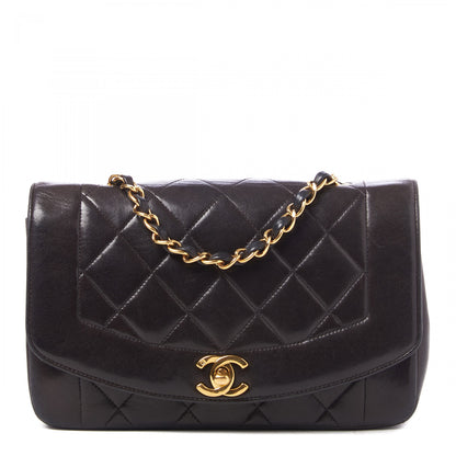Chanel Lambskin Quilted Small Single Flap Black 1 of 9