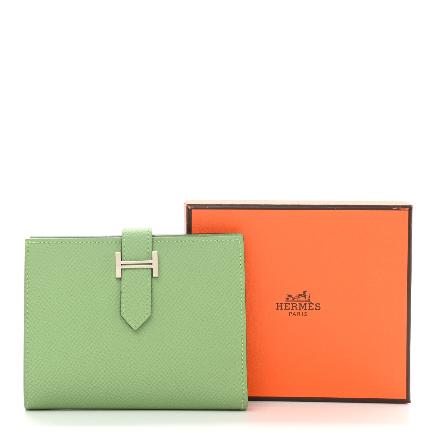 Epsom Bearn Compact Wallet Vert Criquet