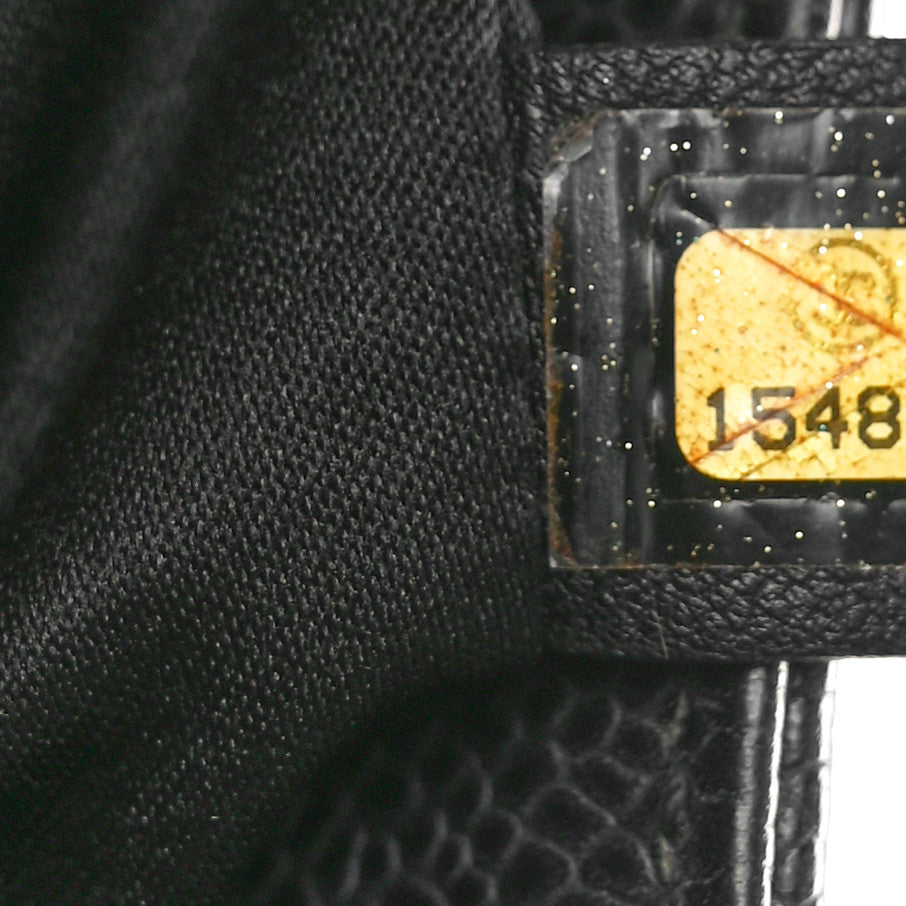 Caviar Quilted Grand Shopping Tote GST Black