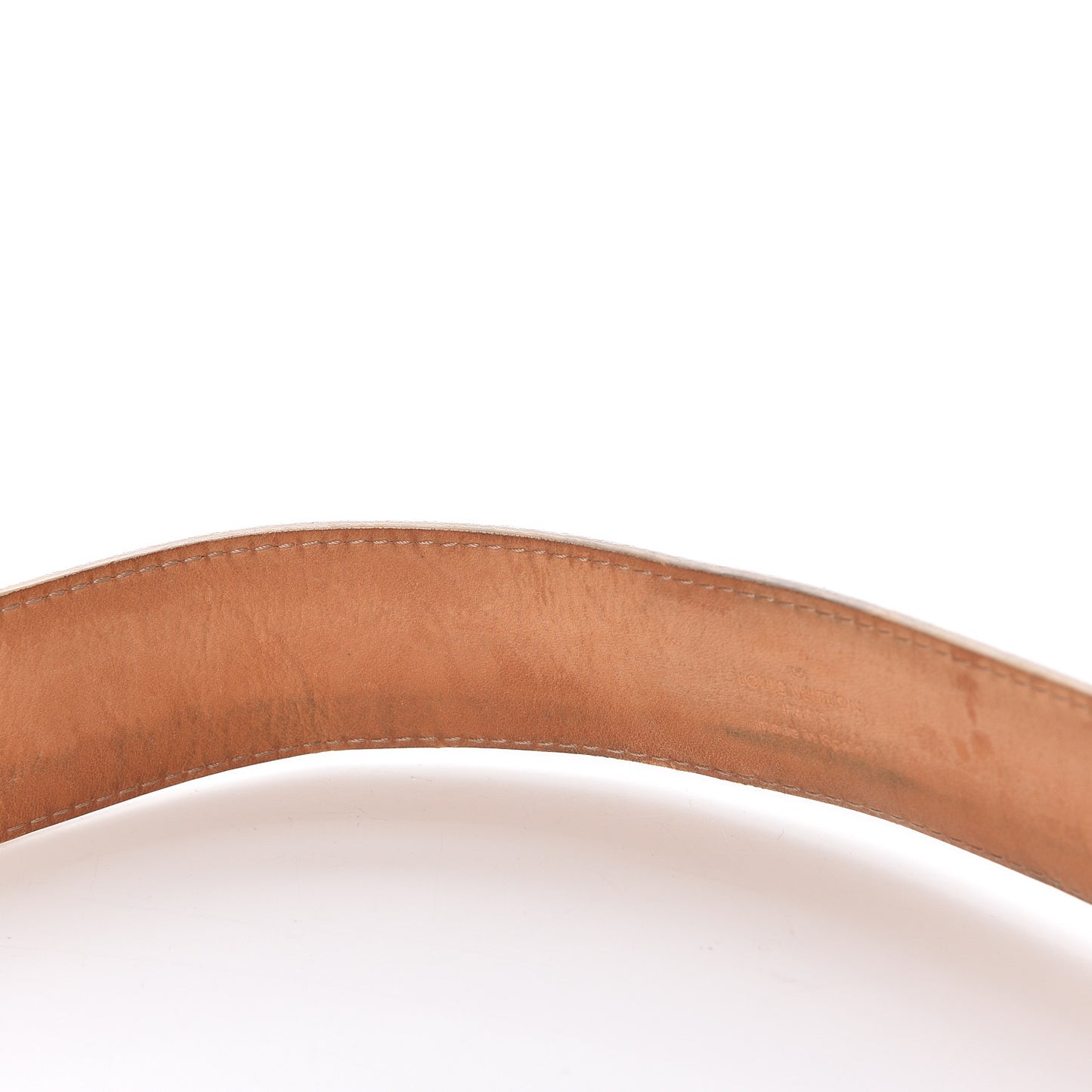 Damier Azur LV Initiales Belt 85 34