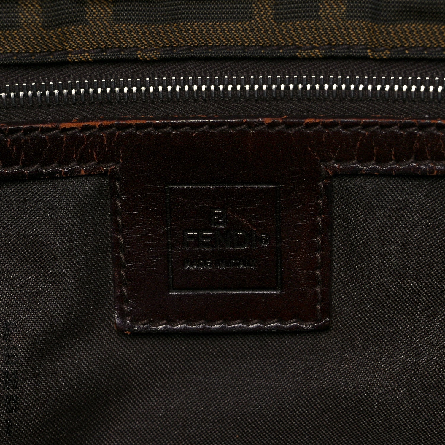 Fendi Zucca Shoulder Bag Tobacco 6 of 10
