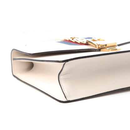 Gucci Calfskin Small Sylvie Shoulder Bag Off White 8 of 10