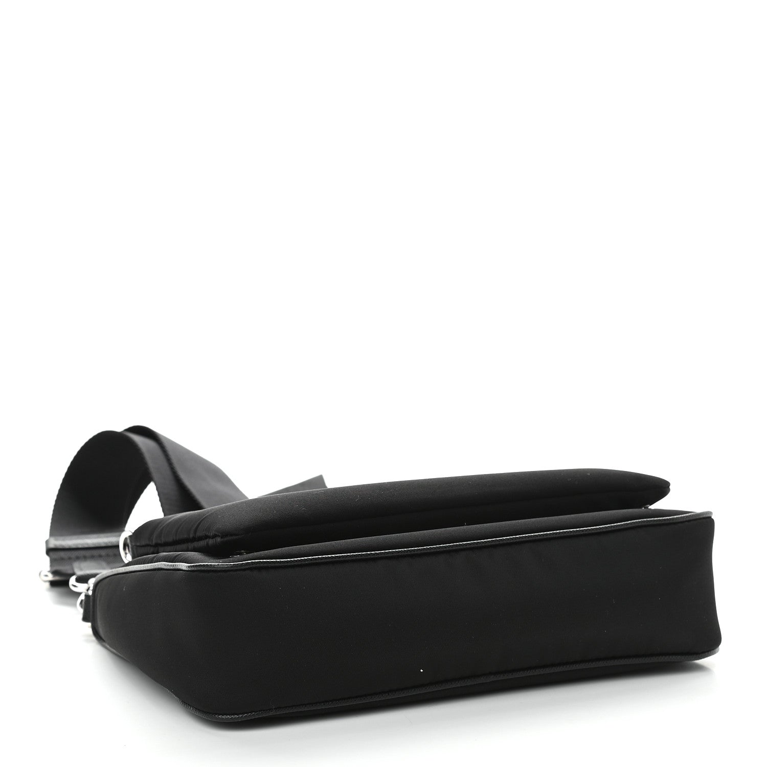 Prada Nylon Shoulder Bag Black 4 of 10