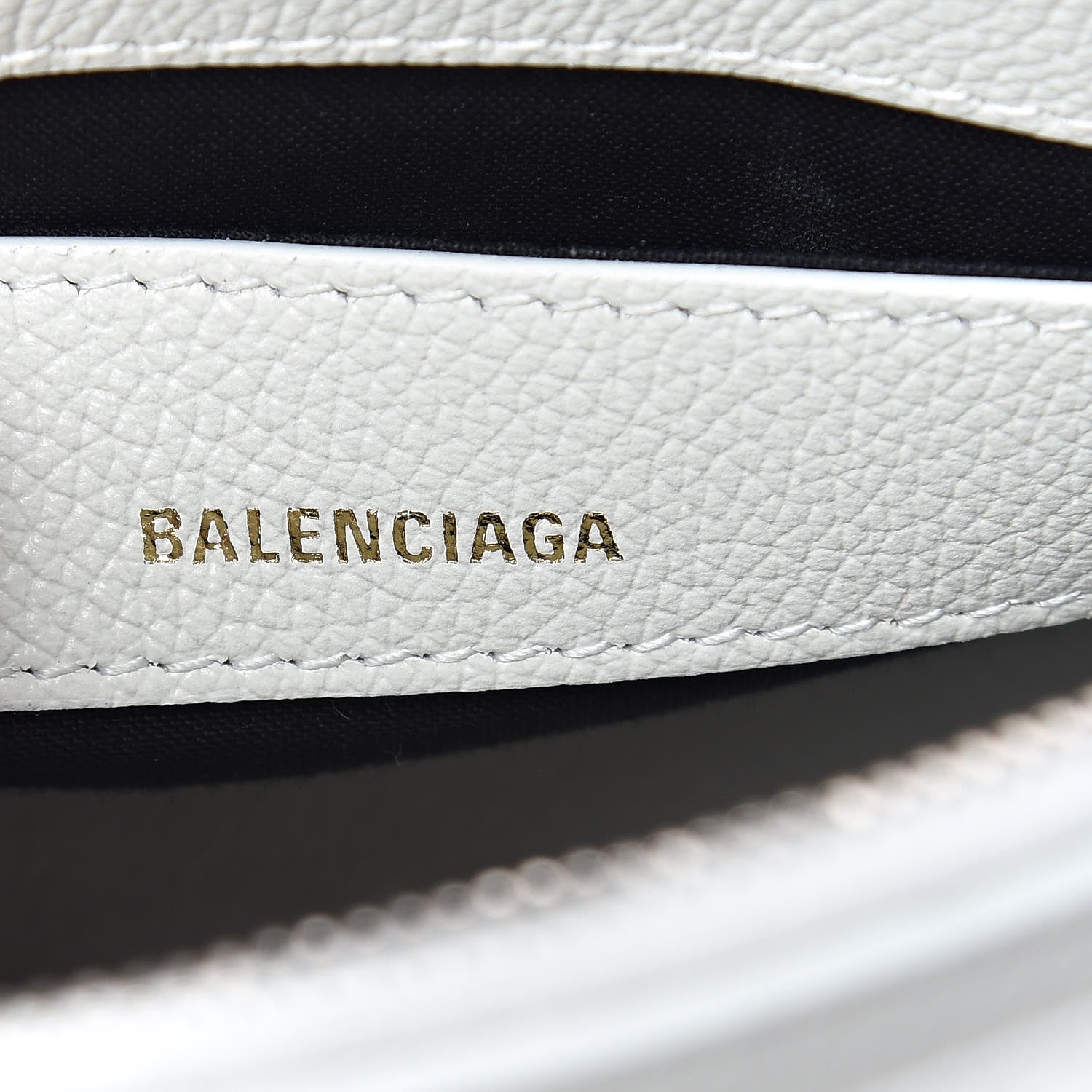 Balenciaga Grained Calfskin Logo XXS Ville Top Handle Bag White Fluo Pink 6 of 9