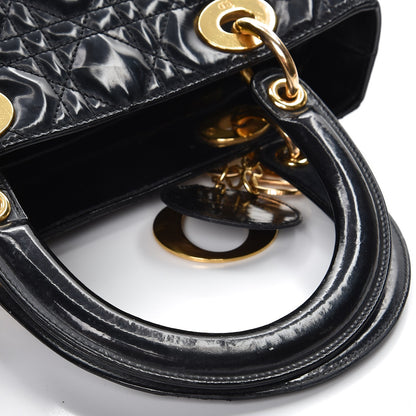 Christian Dior Patent Cannage Medium Lady Dior Black 12 of 12