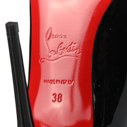Christian Louboutin Patent So Kate 100 Pumps 38 Black 6 of 8