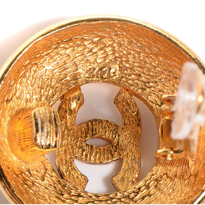Chanel CC Clip On Earrings Gold 4 of 4