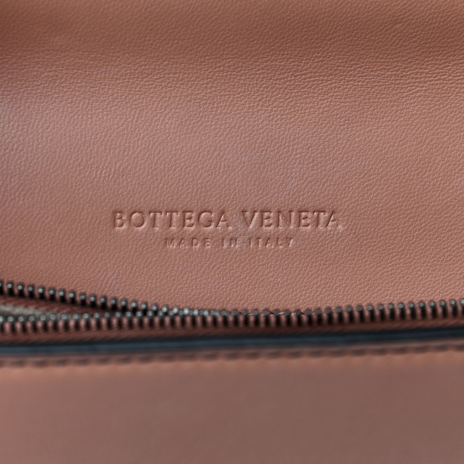 Bottega Veneta Nappa Ayers Intrecciato Club Stitch Knot Clutch Corallo Cream Mink 6 of 12