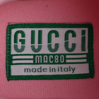 Gucci Dali Soft Calfskin Womens Mac80 Sneakers 38.5 Off White Grey Sky Light Rose 9 of 12