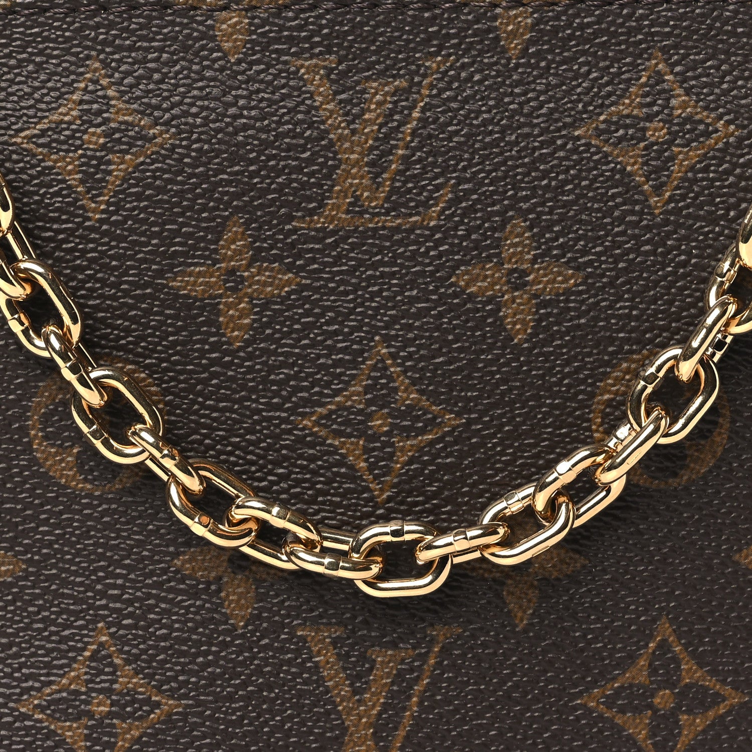 Louis Vuitton Monogram Chain Pochette Accessories 7 of 10