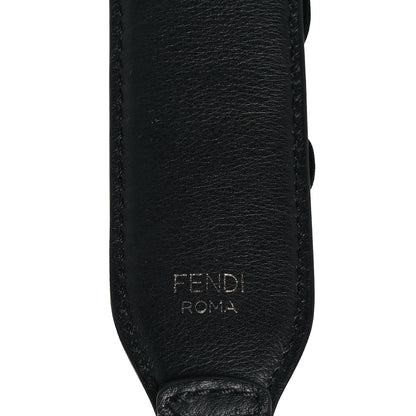 Fendi Vitello Dolce Nappa Patent Flowerland Studded Strap You Black 4 of 5