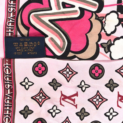 Louis Vuitton Silk Monogram Street Bandeau Rose 3 of 4