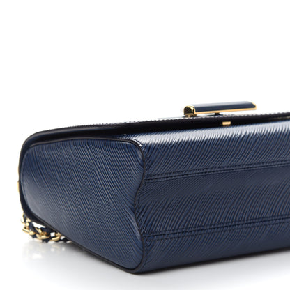 Louis Vuitton Epi Twist Shoulder Bag MM Indigo 5 of 8
