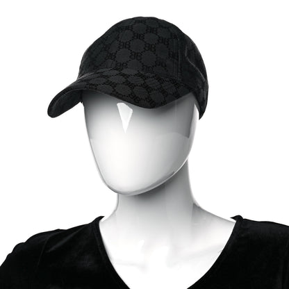 Gucci X BALENCIAGA BB Monogram Baseball Hat S Black 2 of 8