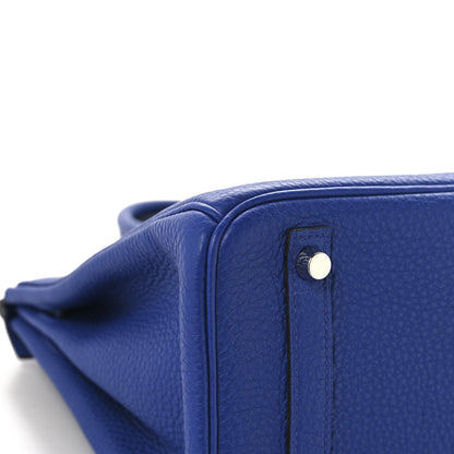 Hermes Togo BIRKIN 30 Bleu Electrique 11 of 12