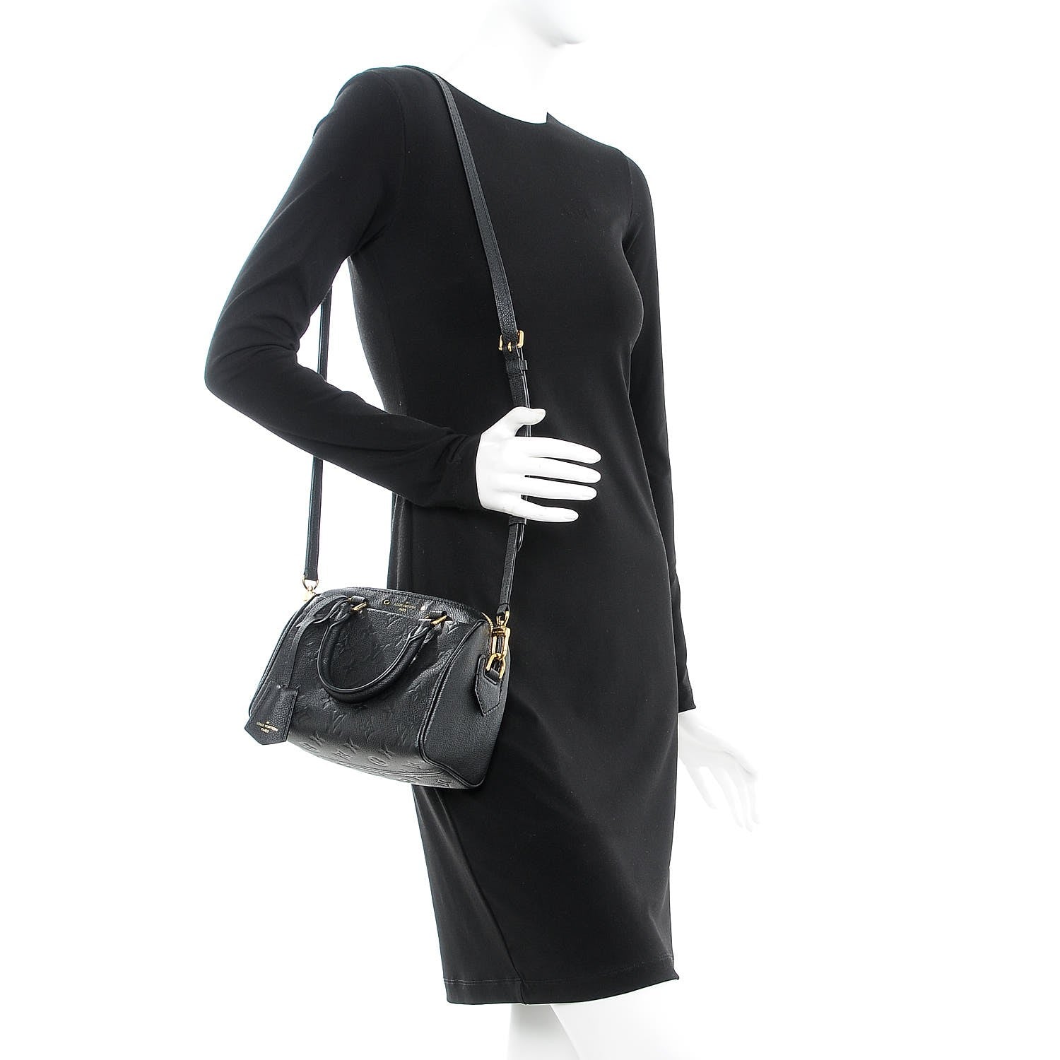 Louis Vuitton Empreinte Speedy Bandouliere 20 NM Black 2 of 8