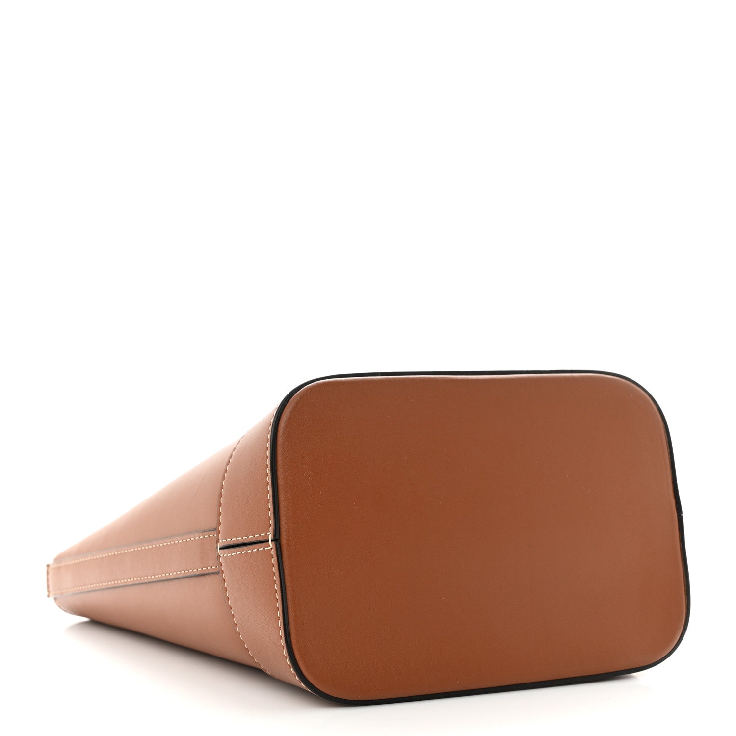 Celine Smooth Calfskin Small Cuir Triomphe Bucket Bag Tan 4 of 10